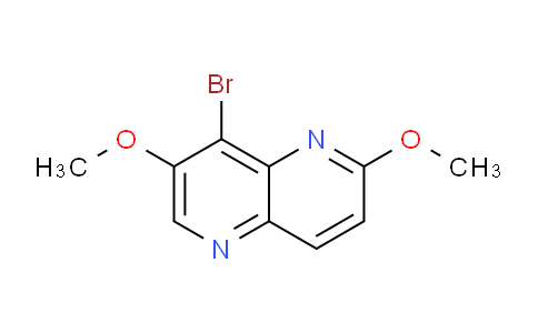 CAS No. 1003944-35-1, 8-bromo-2,7-dimethoxy-1,5-naphthyridine