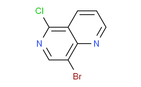 CAS No. 909649-12-3, 8-Bromo-5-chloro-1,6-naphthyridine