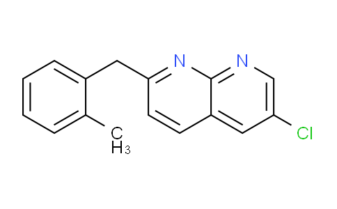 CAS No. 1256347-65-5, 6-chloro-2-(2-methylbenzyl)-1,8-naphthyridine