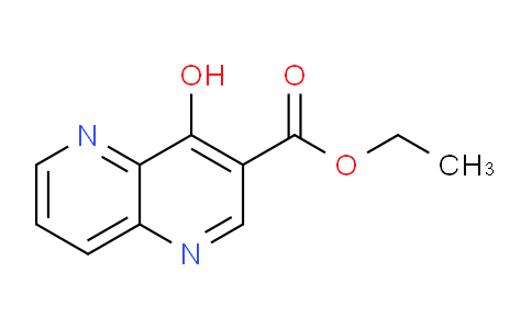 CAS No. 13801-51-9, ethyl 4-hydroxy-1,5-naphthyridine-3-carboxylate