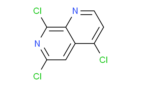 CAS No. 931100-02-6, 4,6,8-trichloro-1,7-naphthyridine