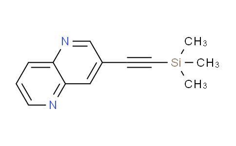 CAS No. 1246088-67-4, 3-((Trimethylsilyl)ethynyl)-1,5-naphthyridine
