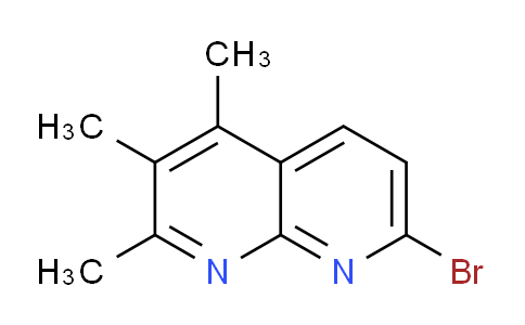 CAS No. 1551978-50-7, 7-Bromo-2,3,4-trimethyl-1,8-naphthyridine