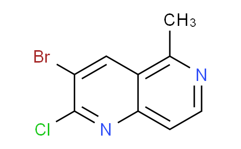 CAS No. 1192263-93-6, 3-Bromo-2-chloro-5-methyl-1,6-naphthyridine
