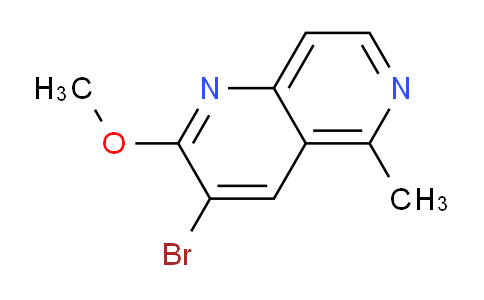 CAS No. 1383468-70-9, 3-Bromo-2-methoxy-5-methyl-1,6-naphthyridine
