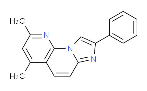 CAS No. 142271-98-5, 2,4-Dimethyl-8-phenylimidazo[1,2-a][1,8]naphthyridine