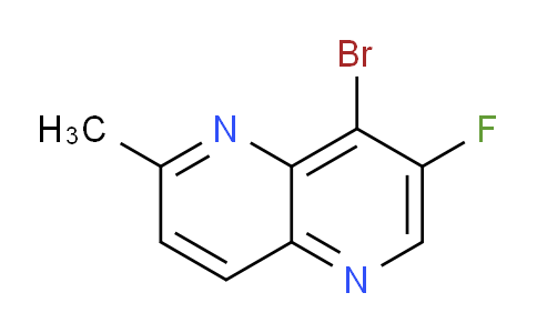 CAS No. 1416373-76-6, 8-Bromo-7-fluoro-2-methyl-1,5-naphthyridine