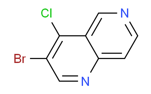 CAS No. 53454-36-7, 3-Bromo-4-chloro-1,6-naphthyridine