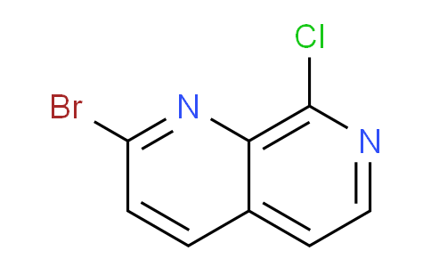 CAS No. 1260666-72-5, 2-Bromo-8-chloro-1,7-naphthyridine