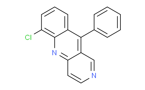 CAS No. 125866-31-1, 6-Chloro-10-phenylbenzo[b][1,6]naphthyridine