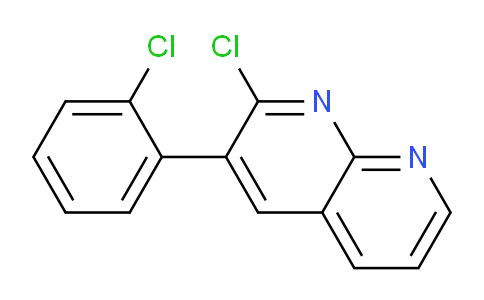 CAS No. 845533-62-2, 2-Chloro-3-(2-chlorophenyl)-1,8-naphthyridine