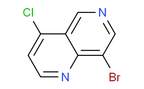 CAS No. 1259061-05-6, 8-Bromo-4-chloro-1,6-naphthyridine