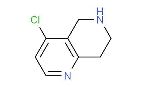 CAS No. 1260667-42-2, 4-Chloro-5,6,7,8-tetrahydro-1,6-naphthyridine
