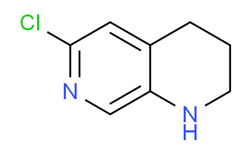 CAS No. 1256787-50-4, 6-Chloro-1,2,3,4-tetrahydro-1,7-naphthyridine