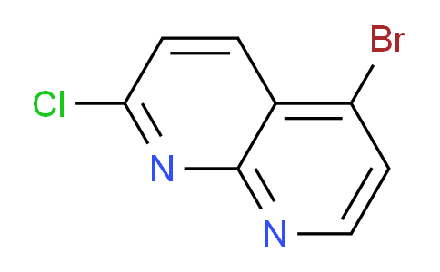 CAS No. 1260880-09-8, 5-Bromo-2-chloro-1,8-naphthyridine