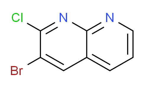CAS No. 1956379-69-3, 3-Bromo-2-chloro-1,8-naphthyridine