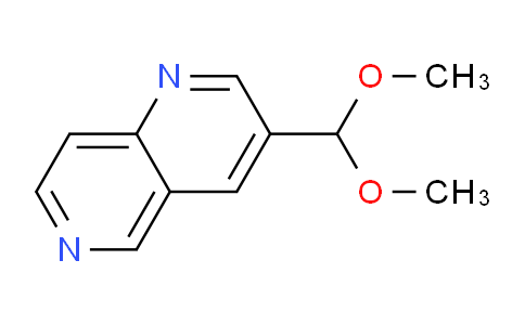 CAS No. 1399653-66-7, 3-(Dimethoxymethyl)-1,6-naphthyridine