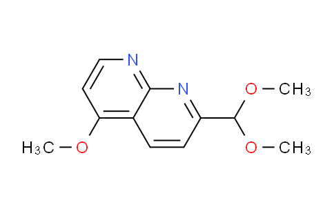 CAS No. 1228666-53-2, 2-(Dimethoxymethyl)-5-methoxy-1,8-naphthyridine