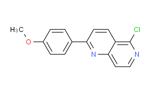 CAS No. 1443288-03-6, 5-Chloro-2-(4-methoxyphenyl)-1,6-naphthyridine