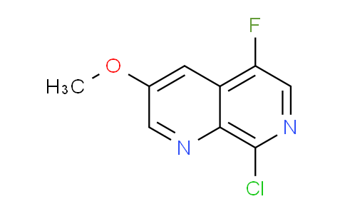 CAS No. 1600511-84-9, 8-Chloro-5-fluoro-3-methoxy-1,7-naphthyridine