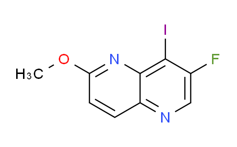 CAS No. 1237685-08-3, 7-Fluoro-8-iodo-2-methoxy-1,5-naphthyridine