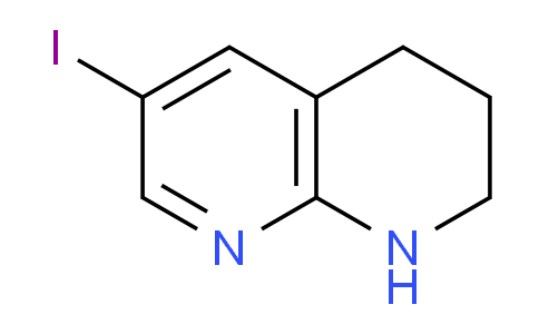CAS No. 1267856-18-7, 6-Iodo-1,2,3,4-tetrahydro-1,8-naphthyridine