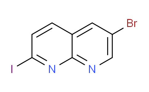 CAS No. 1260649-30-6, 6-Bromo-2-iodo-1,8-naphthyridine