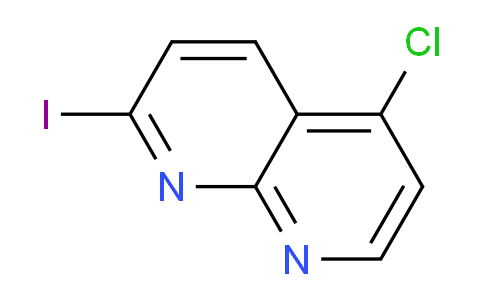 CAS No. 1260683-14-4, 5-Chloro-2-iodo-1,8-naphthyridine