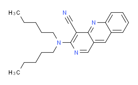 CAS No. 506429-62-5, 3-(Dipentylamino)benzo[b][1,6]naphthyridine-4-carbonitrile