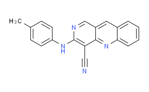 CAS No. 506429-61-4, 3-(p-Tolylamino)benzo[b][1,6]naphthyridine-4-carbonitrile