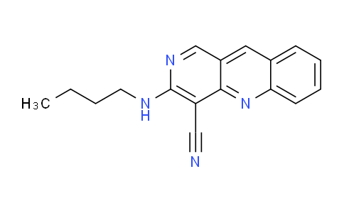 CAS No. 506429-48-7, 3-(Butylamino)benzo[b][1,6]naphthyridine-4-carbonitrile