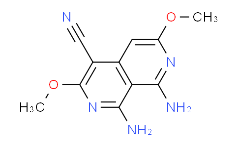 CAS No. 19858-61-8, 1,8-Diamino-3,6-dimethoxy-2,7-naphthyridine-4-carbonitrile