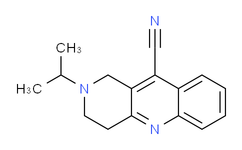 CAS No. 849587-90-2, 2-Isopropyl-1,2,3,4-tetrahydrobenzo[b][1,6]naphthyridine-10-carbonitrile