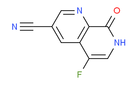 CAS No. 1956385-31-1, 5-Fluoro-8-oxo-7,8-dihydro-1,7-naphthyridine-3-carbonitrile