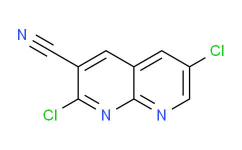 CAS No. 1330583-69-1, 2,6-Dichloro-1,8-naphthyridine-3-carbonitrile