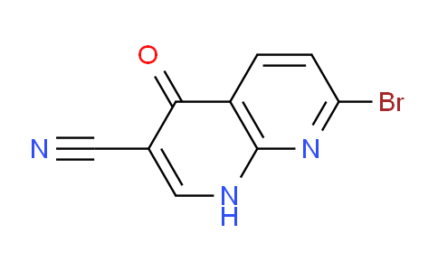 CAS No. 1602651-00-2, 7-Bromo-4-oxo-1,4-dihydro-1,8-naphthyridine-3-carbonitrile