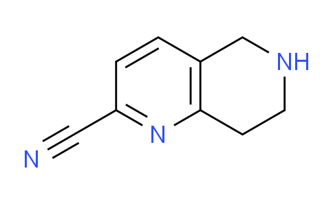 CAS No. 787548-89-4, 5,6,7,8-Tetrahydro-1,6-naphthyridine-2-carbonitrile