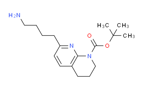 CAS No. 886362-42-1, tert-Butyl 7-(4-aminobutyl)-3,4-dihydro-1,8-naphthyridine-1(2H)-carboxylate