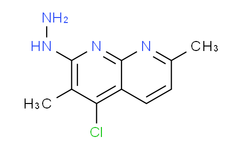 CAS No. 874825-73-7, 4-Chloro-2-hydrazinyl-3,7-dimethyl-1,8-naphthyridine