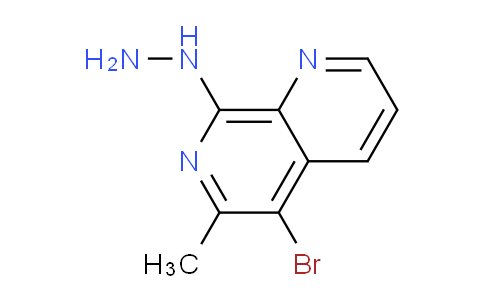 CAS No. 1429903-53-6, 5-Bromo-8-hydrazinyl-6-methyl-1,7-naphthyridine