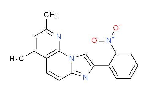 CAS No. 142271-99-6, 2,4-Dimethyl-8-(2-nitrophenyl)imidazo[1,2-a][1,8]naphthyridine