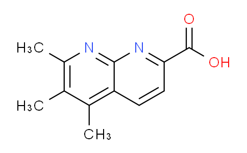 CAS No. 1554187-01-7, 5,6,7-Trimethyl-1,8-naphthyridine-2-carboxylic acid