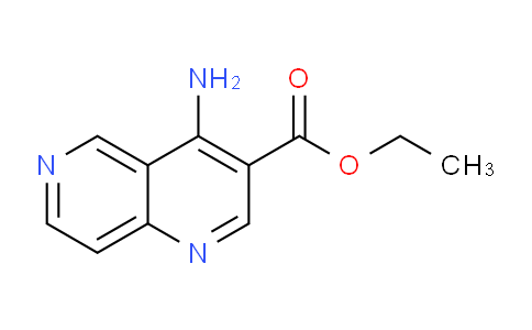 CAS No. 1246551-76-7, Ethyl 4-amino-1,6-naphthyridine-3-carboxylate