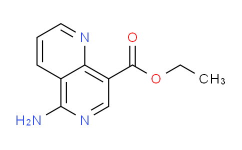 CAS No. 1609558-89-5, Ethyl 5-amino-1,6-naphthyridine-8-carboxylate