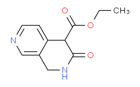 CAS No. 1706432-34-9, Ethyl 3-oxo-1,2,3,4-tetrahydro-2,7-naphthyridine-4-carboxylate