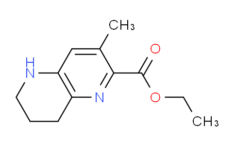 CAS No. 791856-72-9, Ethyl 3-methyl-5,6,7,8-tetrahydro-1,5-naphthyridine-2-carboxylate