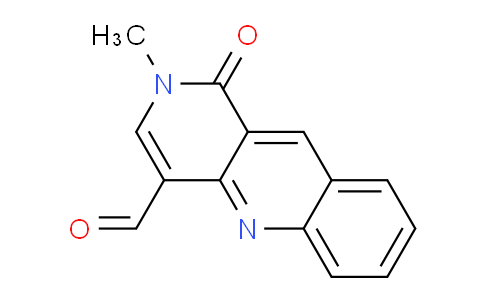 CAS No. 88752-82-3, 2-Methyl-1-oxo-1,2-dihydrobenzo[b][1,6]naphthyridine-4-carbaldehyde