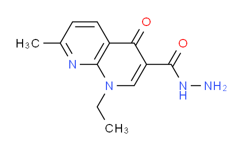 CAS No. 79878-27-6, 1-Ethyl-7-methyl-4-oxo-1,4-dihydro-1,8-naphthyridine-3-carbohydrazide