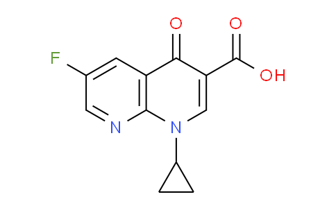 CAS No. 137118-01-5, 1-Cyclopropyl-6-fluoro-4-oxo-1,4-dihydro-1,8-naphthyridine-3-carboxylic acid