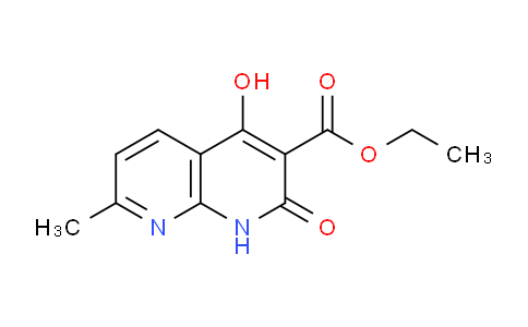 CAS No. 76336-15-7, Ethyl 4-hydroxy-7-methyl-2-oxo-1,2-dihydro-1,8-naphthyridine-3-carboxylate
